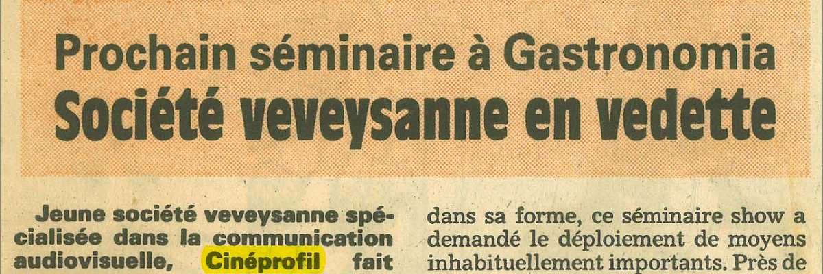 Société veveysanne en vedette