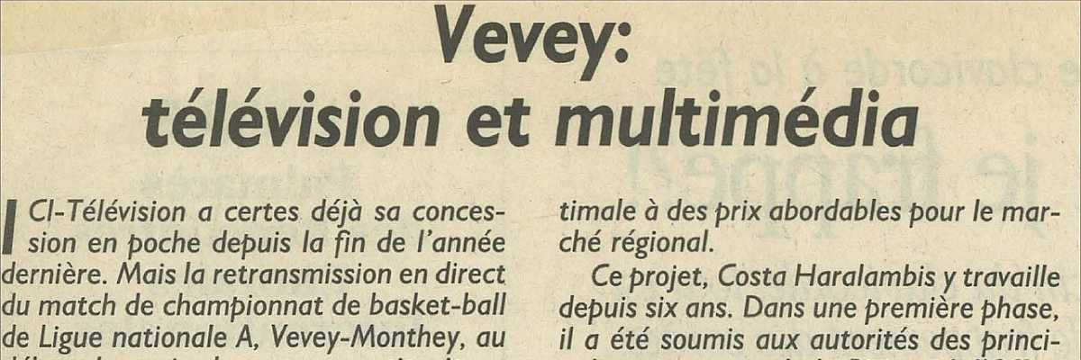 Vevey: télévision et multimédia