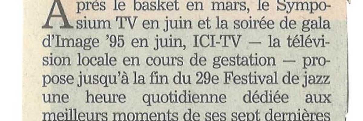 Sept ans de jazz à Montreux sur ICI-TV