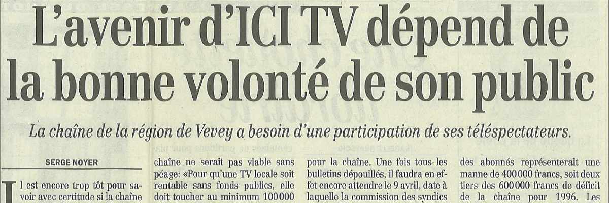 L'avenir d'ICI TV dépend de la bonne volonté de son public
