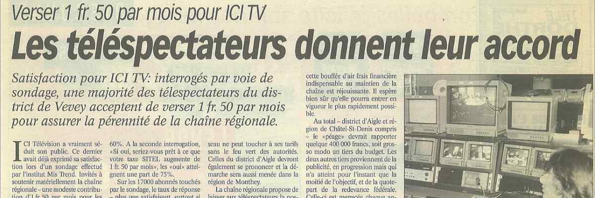 Les téléspectateurs donnent leur accord