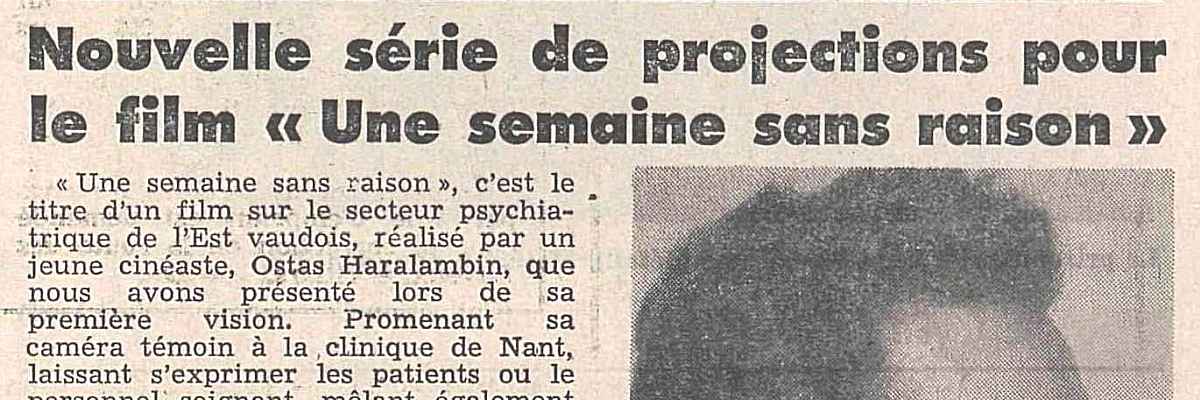 Nouvelle série de projections pour le film