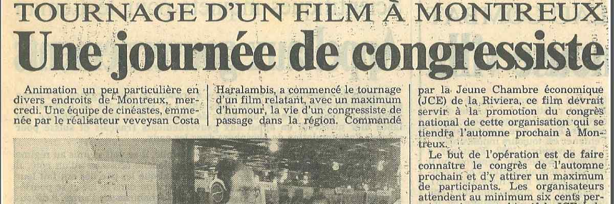 Une journée de congressiste