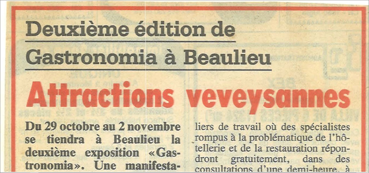 Attractions veveysannes