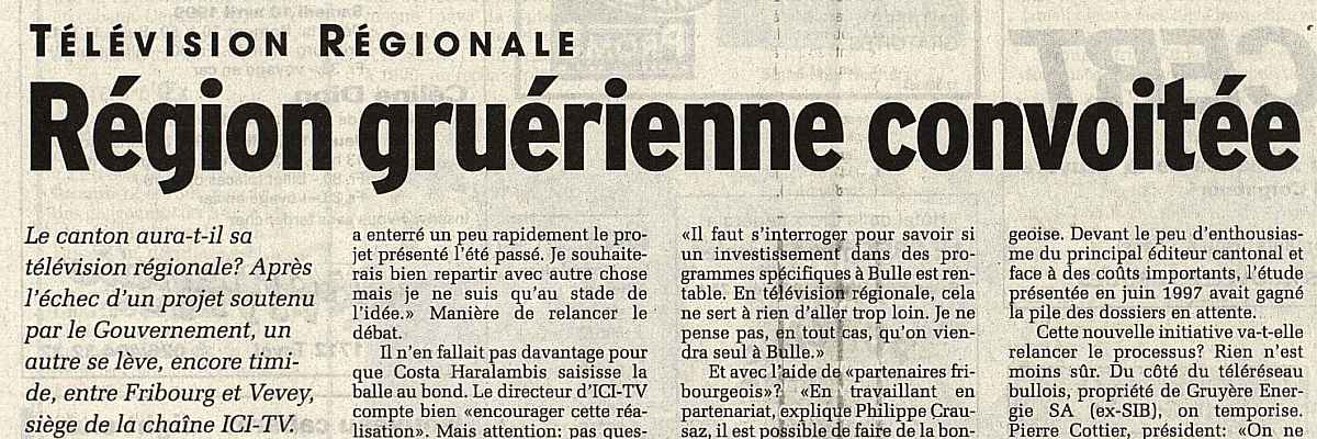Région gruyérienne convoitée