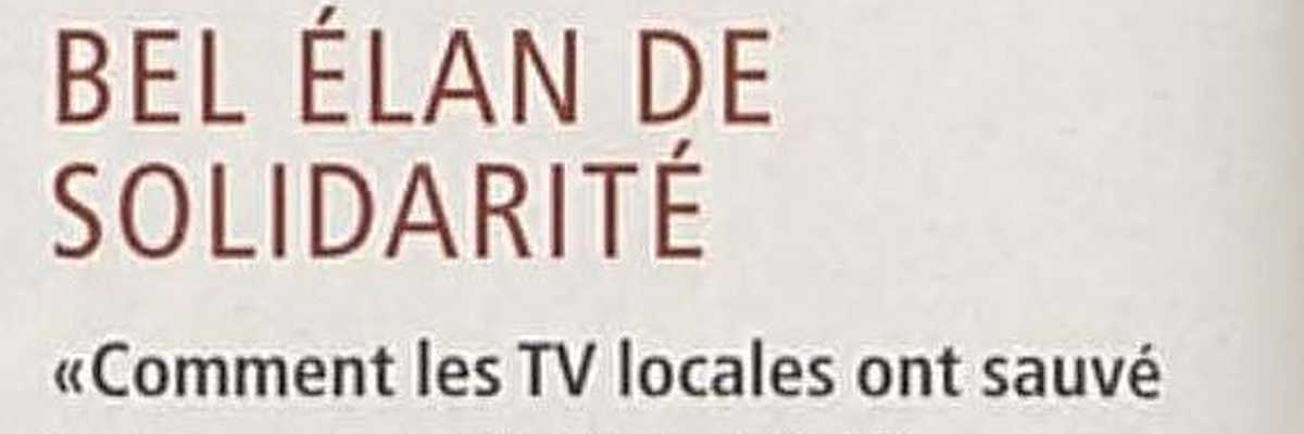 Bel élan de solidarité